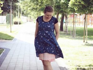Obojstranné handmade šaty